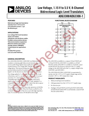 ADG3308BCBZ-1-REEL datasheet  